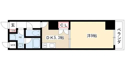 レジディア東桜【0903号室】の間取り