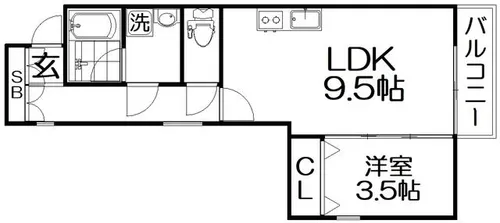 クレドールK【2階】の間取り