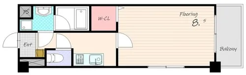 ブライジング【2階】の間取り