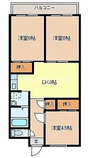 レジデンス黒田【4階】の間取り