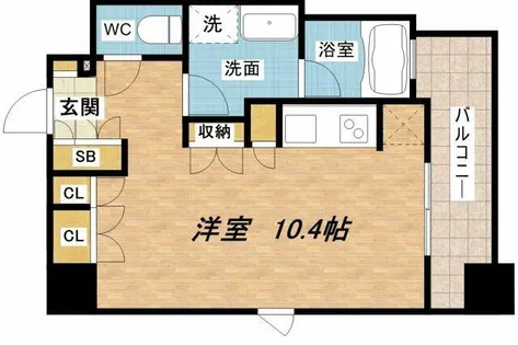 アーバネックス上町台【2階】の間取り