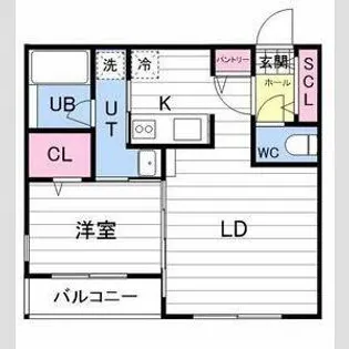 CARRERA栄通【4階】の間取り