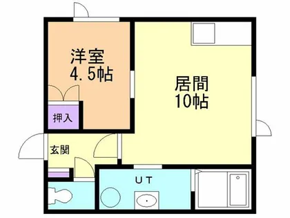 パシオン恵【101号室】の間取り