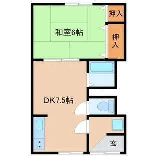 小野文化住宅【2階】の間取り