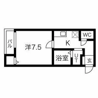 エムフラット衣摺Ⅰ【2階】の間取り