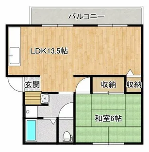 ルミエール21【102号室】の間取り