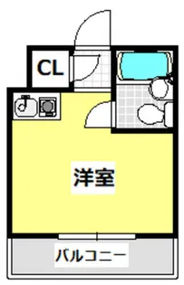 ハイツトレイン【303号室】の間取り