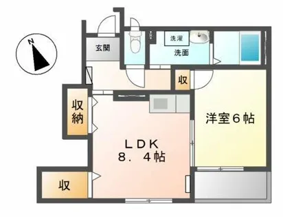 サンパレスⅦ【1階】の間取り