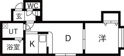 ラングキューベル【3階】の間取り