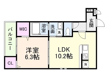 フジパレスSAKURA【1階】の間取り
