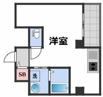 ガーデンヒルズ守口【7階】の間取り