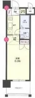 No.66ギャランティー21博多【11階】の間取り