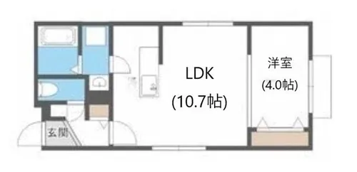 LaDolceVita【3階】の間取り