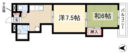 丸和マンション【3階】の間取り