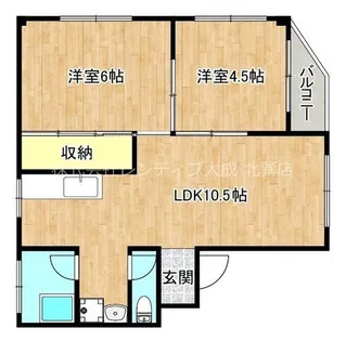 大阪府大阪市生野区新今里3丁目【マンション】の間取り