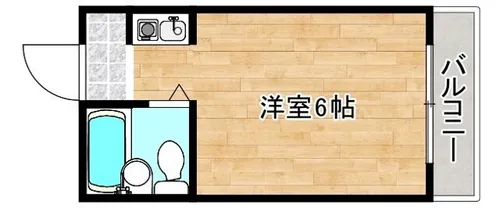 YOUハイム南巽【5階】の間取り