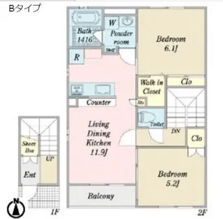 コディーノ【2階】の間取り