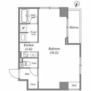 T’s Residence Nagoya【4階】の間取り