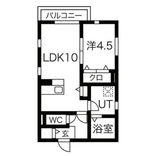 ATLAS KITAHARA WEST【3階】の間取り
