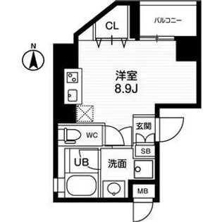 AVANTI johoku【3階】の間取り