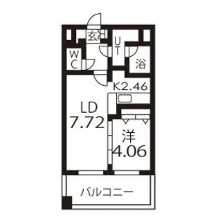 レガーロ美術館通【3階】の間取り