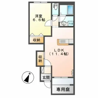 ジェネシスⅠ【1階】の間取り