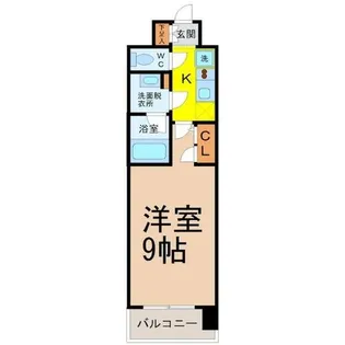 1Kの間取り画像