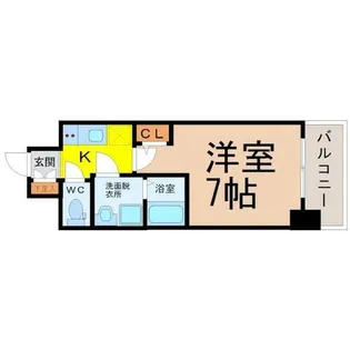 1Kの間取り画像