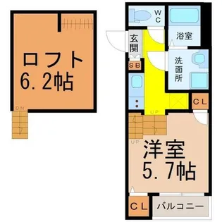 SQUARE千種【1階】の間取り