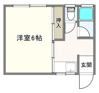 シエル中山手【3階】の間取り