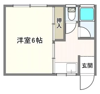 シエル中山手【2階】の間取り