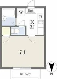 アーニストハウスA【1階】の間取り