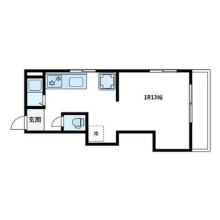 第一神崎ハイツ【401号室】の間取り