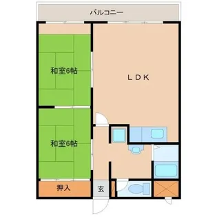 飛鳥グランドパレス【5階】の間取り