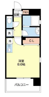 F・コラソン大名【5階】の間取り