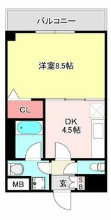 ボナール長栄寺【6階】の間取り