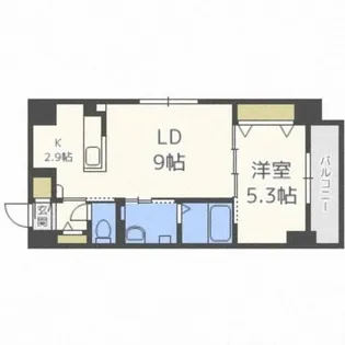 北海道札幌市中央区大通西13丁目【マンション】の間取り