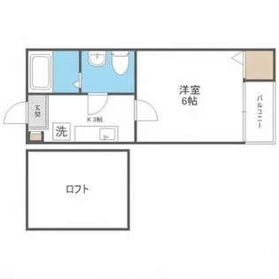 Marry住吉【1階】の間取り