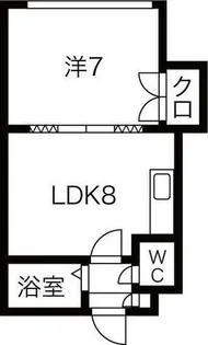 プレサント【3階】の間取り