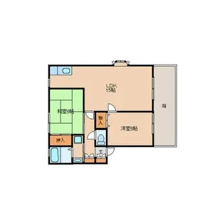 福岡県太宰府市観世音寺1丁目【アパート】の間取り