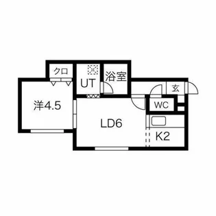 サークルⅠ澄川A【2階】の間取り