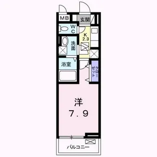 ル・クール【1階】の間取り