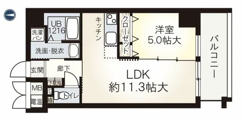 アルデールヒル内久宝寺【2階】の間取り