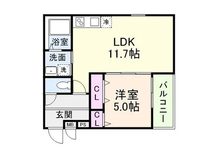 プライムメゾン・ルナ【2階】の間取り