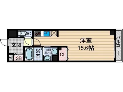 山崎マンション13【6階】の間取り