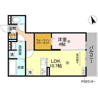 GRAMM佐野屋敷【2階】の間取り