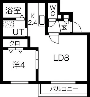 brilliant S17(ブリリアントS17)【2階】の間取り