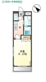 愛知県西尾市寺津町徳永堺【アパート】の間取り