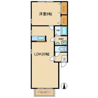 アネックス明光【1階】の間取り