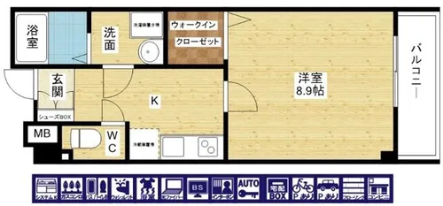 ジョイーレ【1階】の間取り